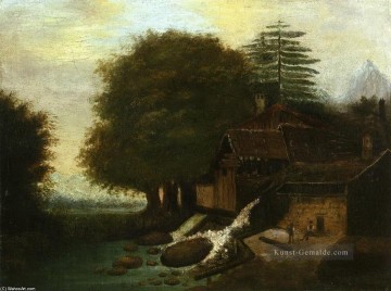  Cezanne Galerie - Landschaft mit Mühle Paul Cezanne